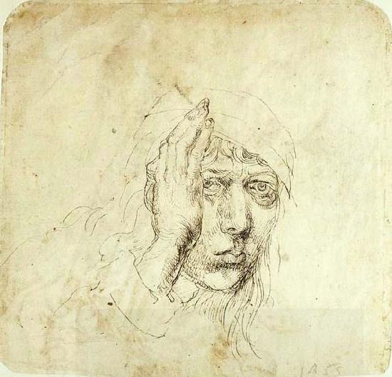 Albrecht Durer Self-Portrait with a Bandage oil painting picture